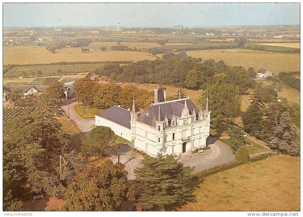 Ingrandes Le Chateau De La Fresnaie Vers Cholet Vue Aérienne , Ed Sofer - Other & Unclassified