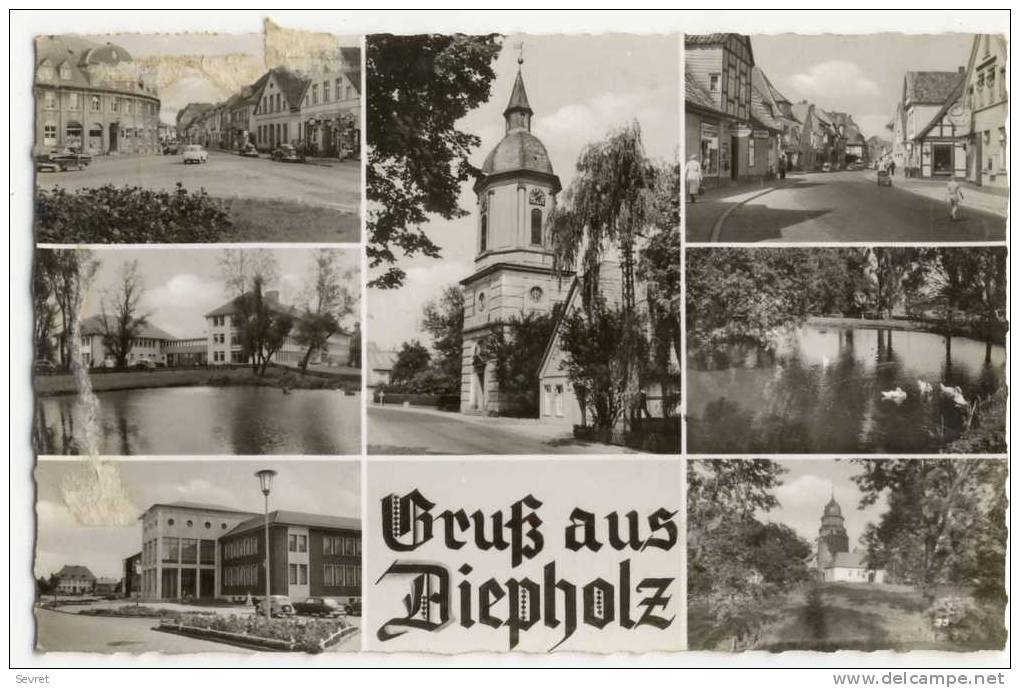 GRUSS Aus DIEPHOLZ . CPSM 9x14 - Diepholz