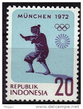 INDONESIE  N° 635 * *  Jo 1972 Judo - Judo