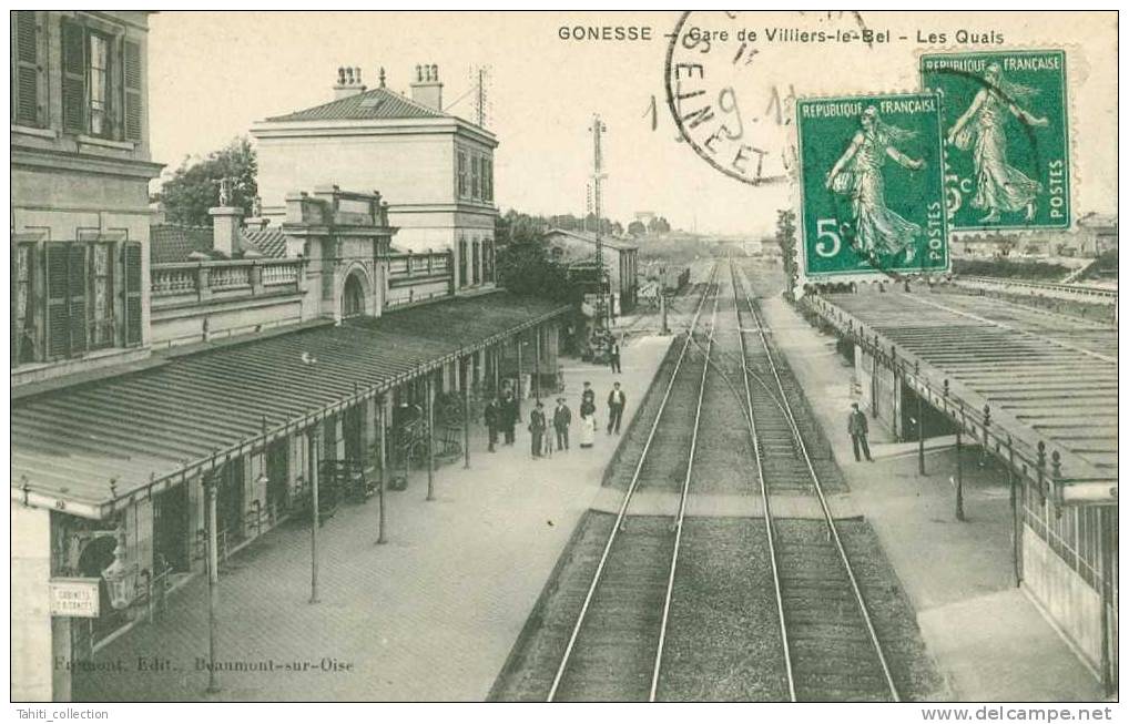GONESSE - Gare De Villiers-le-Bel - Les QUAIS - Gonesse