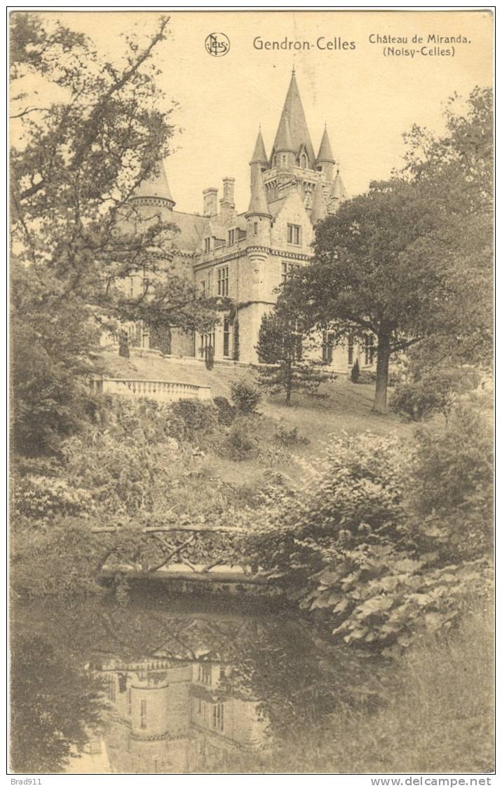 Gendron - Celles: Chateau (1924) - Celles