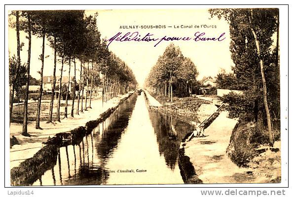 M 586 / CPA   AULNAY SOUS BOIS   (93)  LE CANAL DE L' OURCE - Aulnay Sous Bois