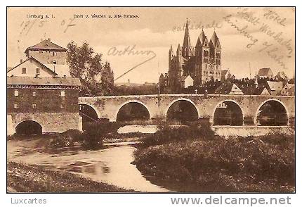 LIMBURG A. L.    DOM V. WESTEN U. ALTE BRÜCKE. - Limburg