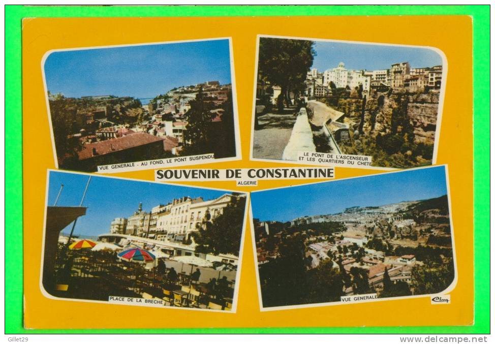 CONSTANTINE, ALGÉRIE - 4 MULTIVUES - - Constantine