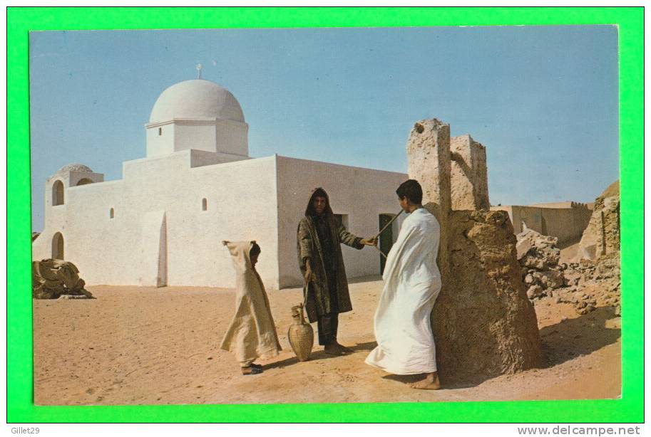 EL-OUED, ALGÉRIE - VUE PIITORESQUE - ANIMÉE AU PUIT - CARTE ÉCRITE - - Oran