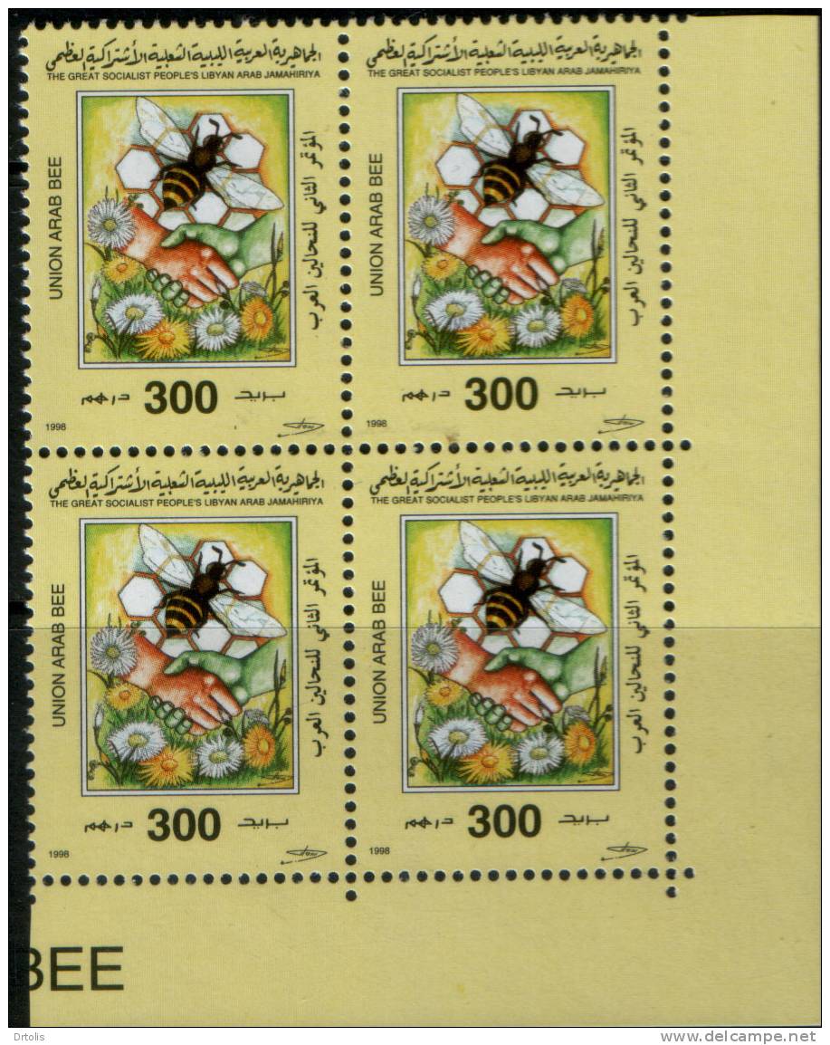 BEES / LIBYA / MNH / VF / 2 SCANS . - Abeilles