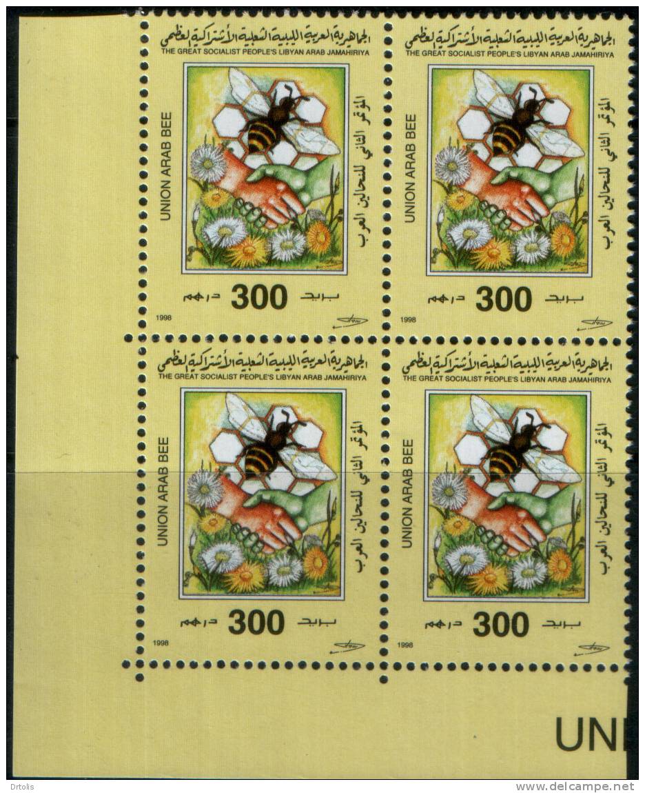 BEES / LIBYA / MNH / VF / 2 SCANS . - Abeilles