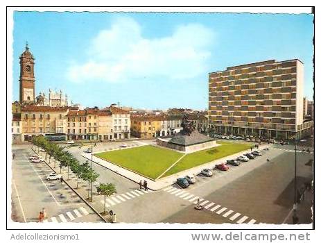 30535)cartolina Illustratoria  Monza - Piazza Trento E Trieste E Panorama - Monza