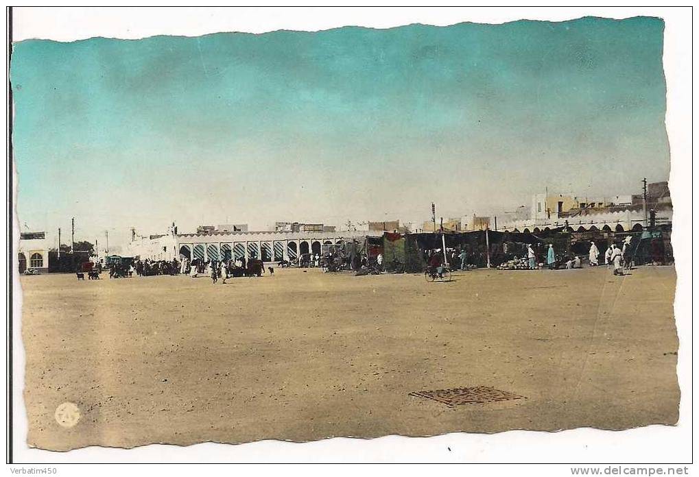 ALGERIE..COLOMB BECHAR..PLACE DU MARCHE.....1959 - Bechar (Colomb Béchar)