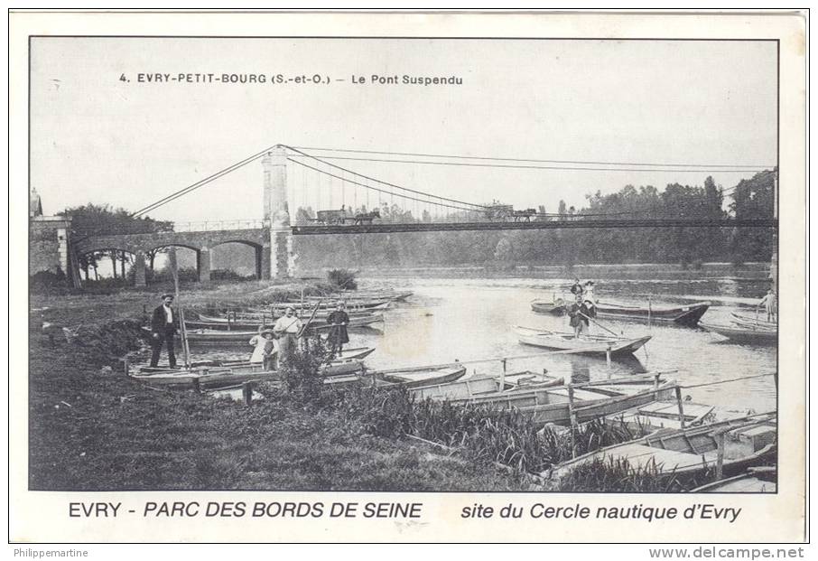 91 - Evry : Site Du Cercle Nautique (REPRODUCTION) - Evry