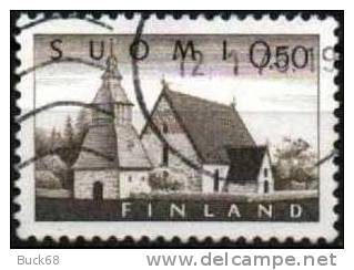 FINLANDE Poste 541 (o) Eglise De Lammi Kirche Church - Oblitérés