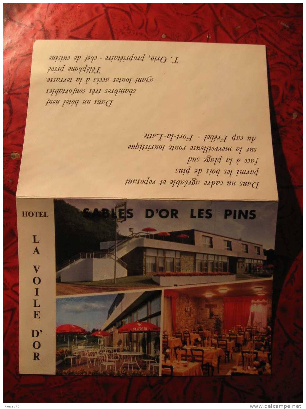 1 CPM Hôtel Le Voilier D'Or (France) Environs Du Cap Fréhel - Restaurantes