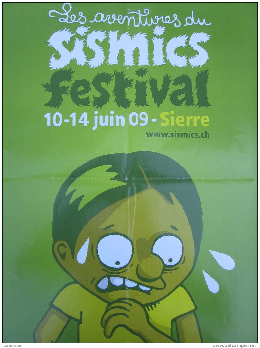 Affiche LONG Guillaume  Festival BD Sierre 2009 (A Boire Et à Manger - Posters