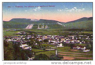 YVERDON - Vue General Et Les Aiguilles De Baulmes - VAUD CANTON - SWITZERLAND - Baulmes