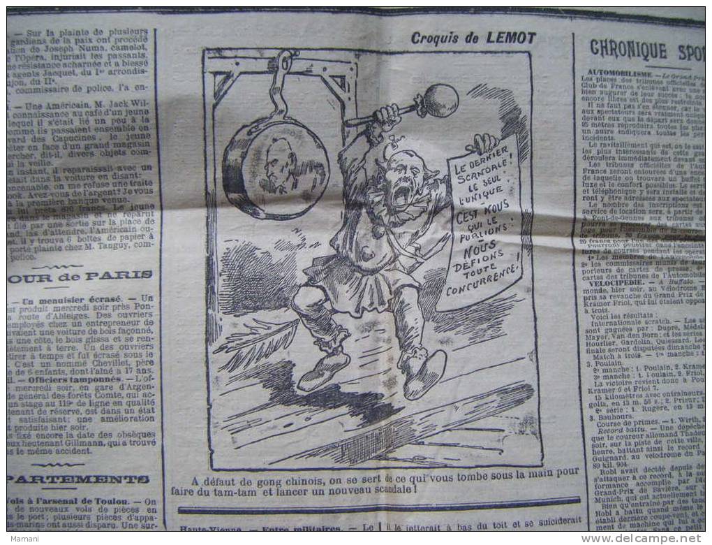 la croix -23 juin 1906-illustrateur lemot-l'abrogation de la loi falloux-suppression des processions a montauban--