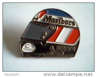 Casque Marlboro G Berger - Automobile - F1