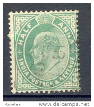 British India 1902 SG. 121  ½a. King Edward VII - 1902-11 Koning Edward VII