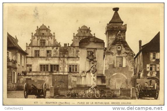 ROUFFACH ... PLACE DE LA REPUBLIQUE - Rouffach