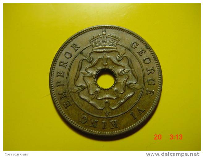763 RHODESIA RODESIA  ONE PENNY   UNC-   YEAR 1944   OTHERS IN MY STORE - Rhodesien