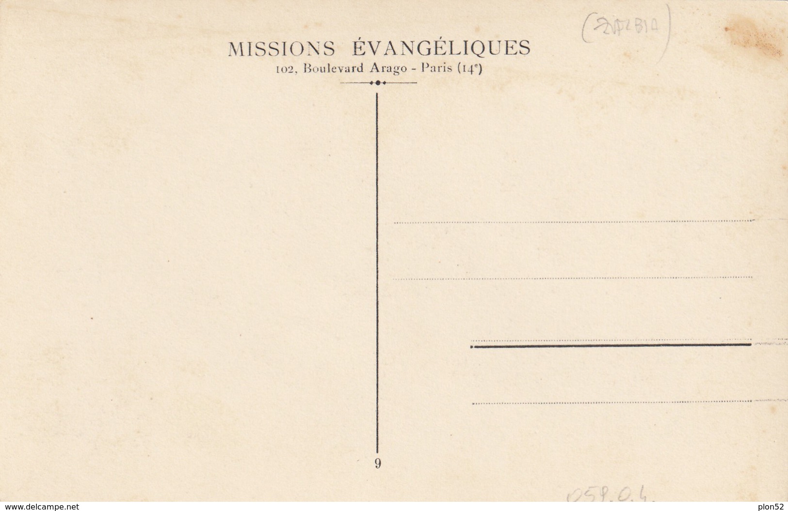 1326-ZAMBEZE-SALUTATION INDIGENE-FP - Sambia