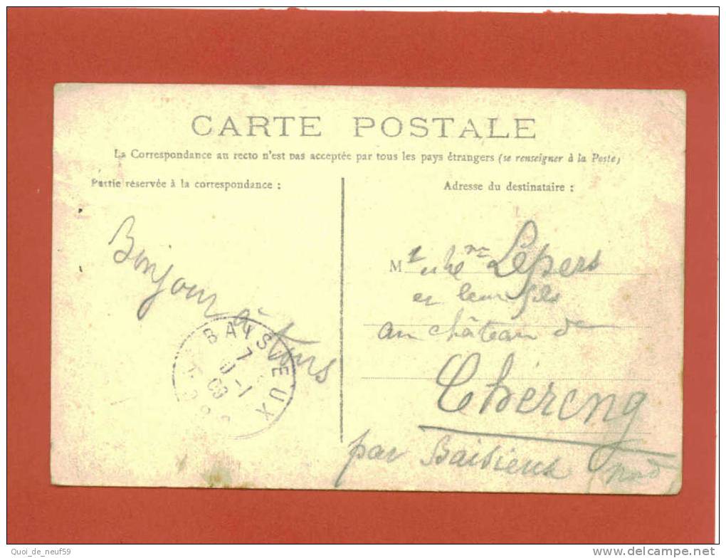 CPA 8301 CARTE EN PROMO SAINT RAPHAEL BOULOURIS AVENUE DE LA GARE 1908 - Boulouris