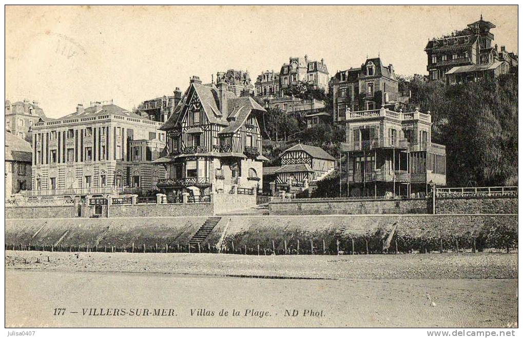 VILLERS SUR MER (14) Vue Des Villas De La Plage - Villers Sur Mer
