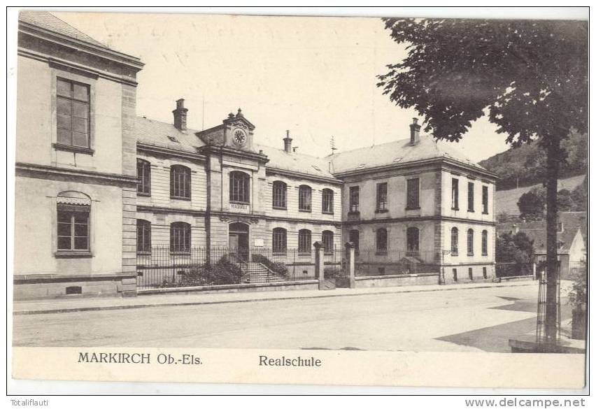 Markirch Ober Elsass Realschule Grande Guerre 14.18 Feldpost Sainte-Marie-aux-Mines Ribeauvillé TOP-Erhaltung - Sainte-Marie-aux-Mines