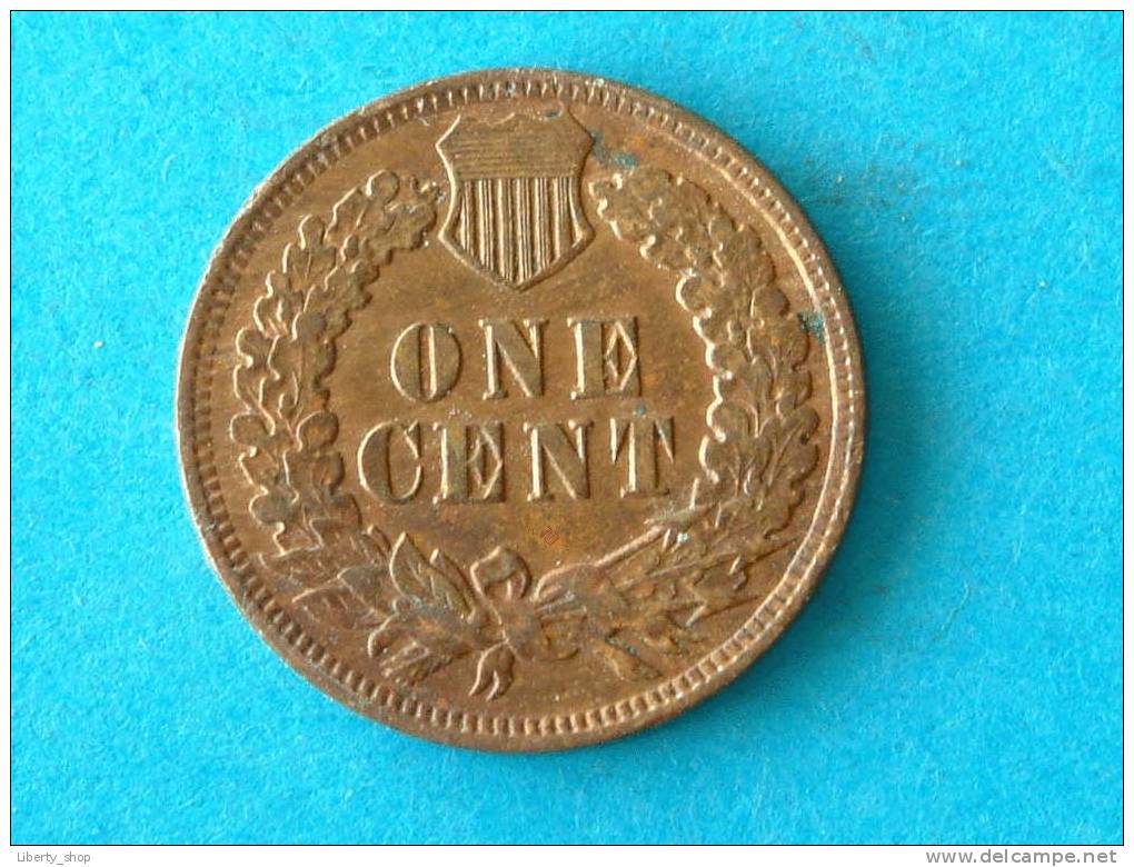 1902 - INDIAN ONE CENT XF / KM 90 A ! - 1859-1909: Indian Head