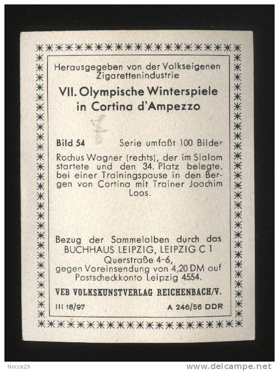 OLYMPISCHE WINTERSPIELE IN CORTINA D´AMPEZZO 1956. (54) SPIELFIGUREN - Other & Unclassified