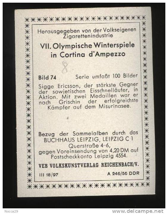 OLYMPISCHE WINTERSPIELE IN CORTINA D´AMPEZZO 1956. (74) SPIELFIGUREN - Other & Unclassified