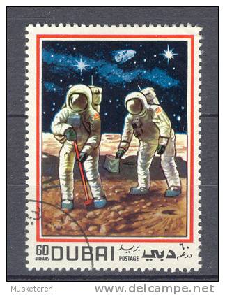 United Arab Emirates Dubai 1969 Mi. 362  60 Dh. First Man On The Moon Apollo 11 Landing - Dubai