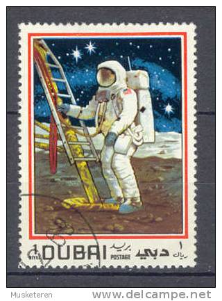 United Arab Emirates Dubai 1969 Mi. 363  1 R. First Man On The Moon Apollo 11 Landing - Dubai