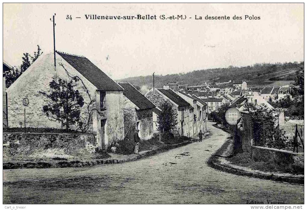 CPA 77 VILLENEUVE SUR BELLOT LA DESCENTE DES POLOS - Autres & Non Classés