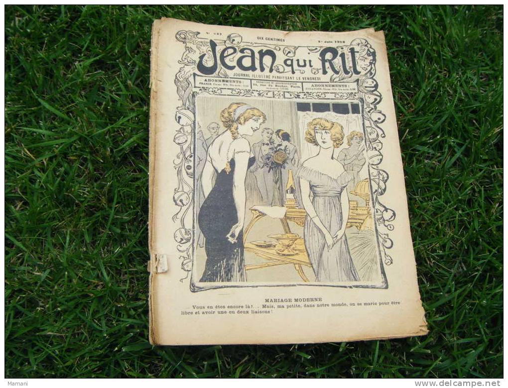 Un Lot De 4  Revues -jean Qui Rit N°642-551-680-678- -journal Illustre Illustrateur Ymer-la Ramee-nico-valbert Etc...97 - Other & Unclassified