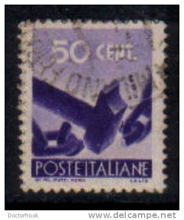 ITALY   Scott #  465A  F-VF USED - Marcophilia