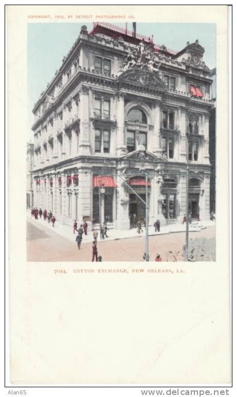 Cotton Exchange Building, New Orleans, On C1900s Detroit Photographic Co. Postcard - New Orleans
