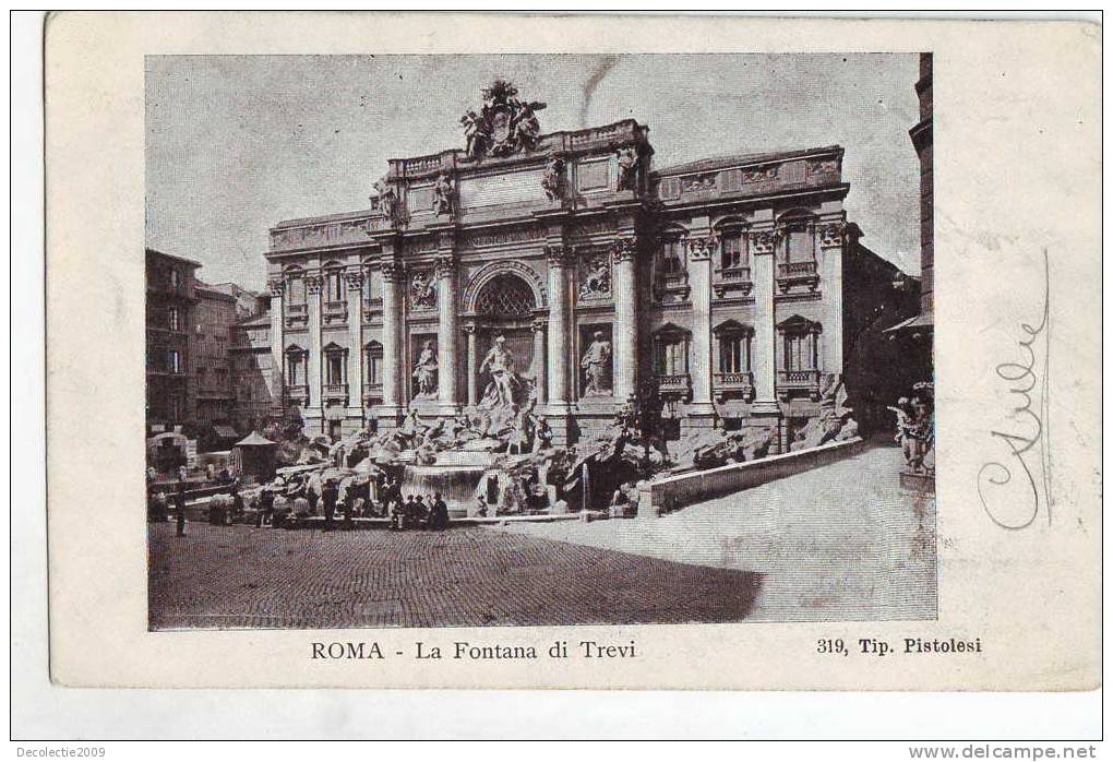 Z 3043 , Italia , Lazio , Roma , La Fontana Di Trevi , Circulated - Fontana Di Trevi