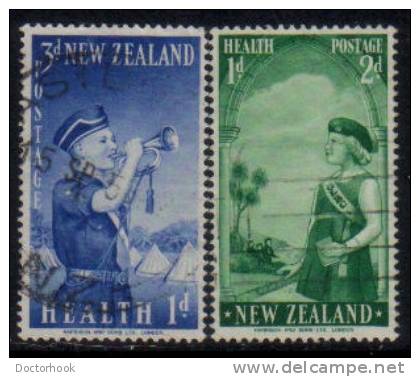 NEW ZEALAND  Scott #  B 54-5  VF USED - Gebruikt