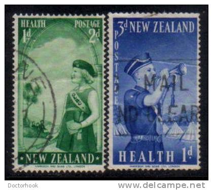 NEW ZEALAND  Scott #  B 54-5  VF USED - Used Stamps
