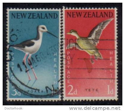 NEW ZEALAND  Scott #  B 57-8  VF USED - Used Stamps