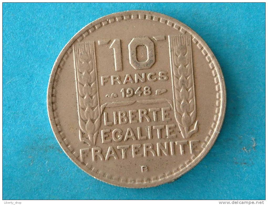 1948 B - 10 FRANCS / KM 909.2 ! - Autres & Non Classés