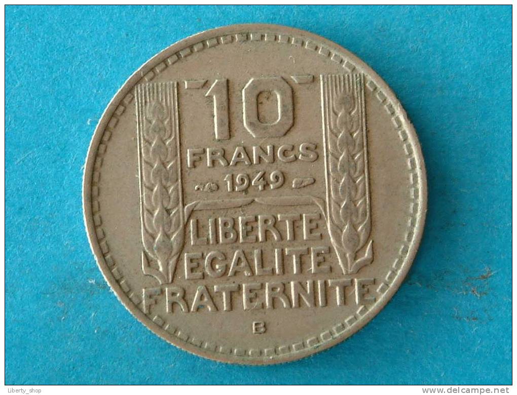 1949 B - 10 FRANCS / KM 909.2 ! - Autres & Non Classés