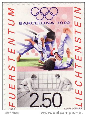 1992 Liechtenstein - Olimpiadi Di Barcellona - Judo