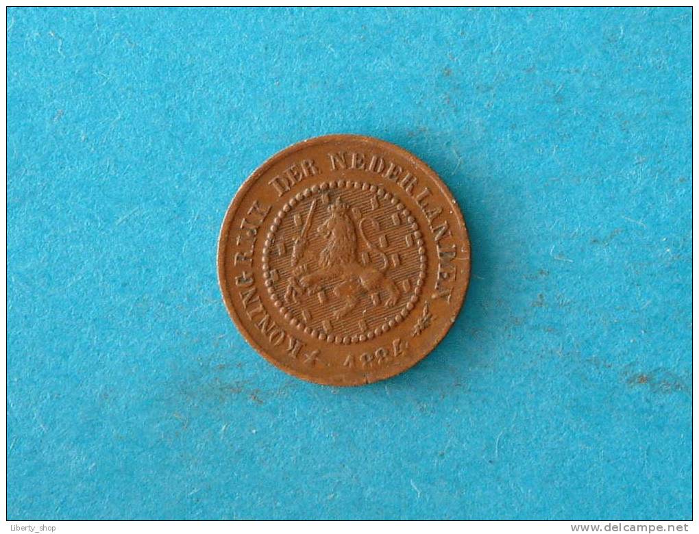 1/2 CENT 1884 Zfr - (726) ! - 1849-1890 : Willem III