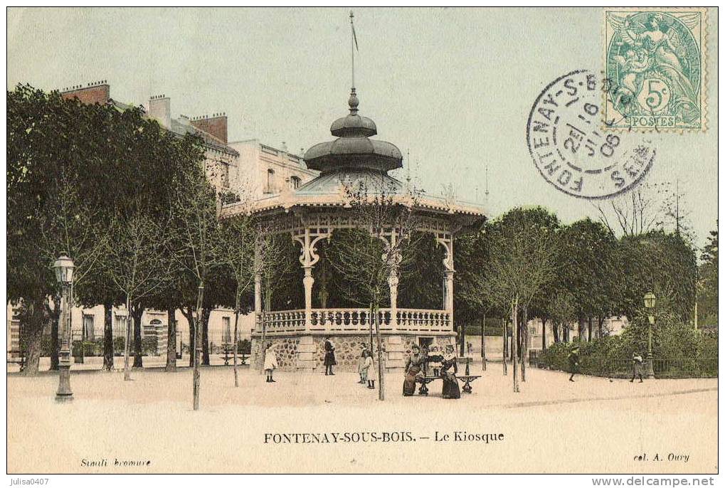 FONTENAY SOUS BOIS (94) Place Kiosque à Musique Animation - Fontenay Sous Bois