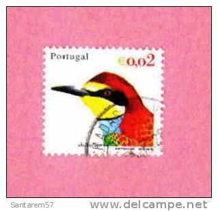 Timbre Oblitéré Used Stamp Sêlo Carimbado Sello Estampado Abelharuco 0,02EUR PORTUGAL 2002 - Usado