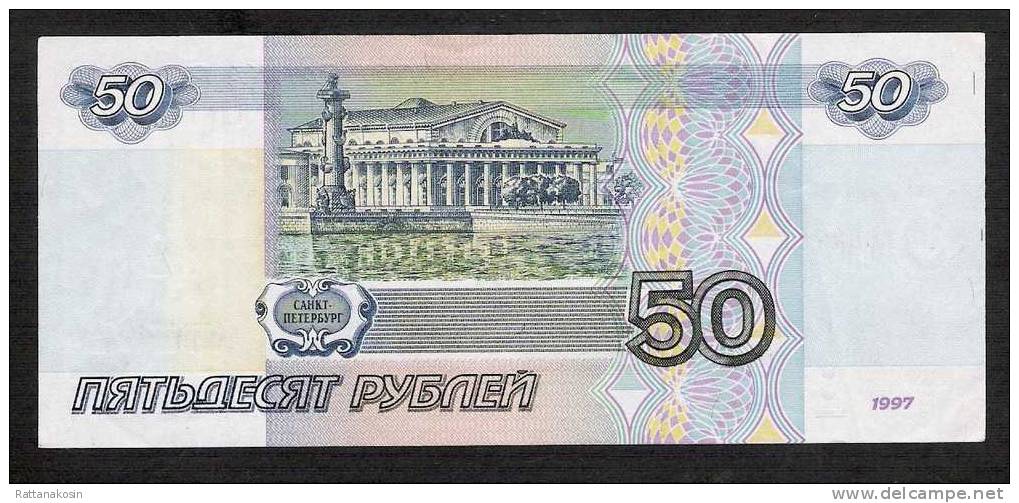 RUSSIE RUSSIA P269a   50 RUBLES  1997 ( Original 1997, NO Microprinting)   XF Nearly AU - Russia