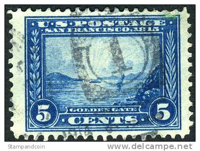 US #399 Used 5c Panama-Pacific Expo Of 1913 - Gebruikt