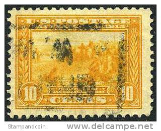 US #400 XF Used 10c Panama-Pacific Expo Of 1913 - Usados