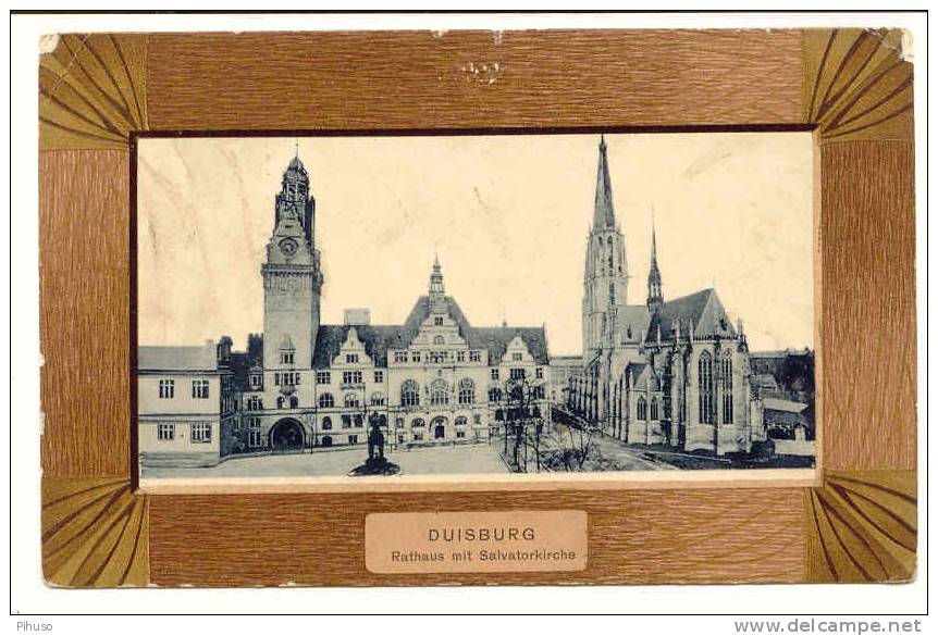 D993:  DUISBURG : Rathaus Mit Salvadorkirche - Duisburg